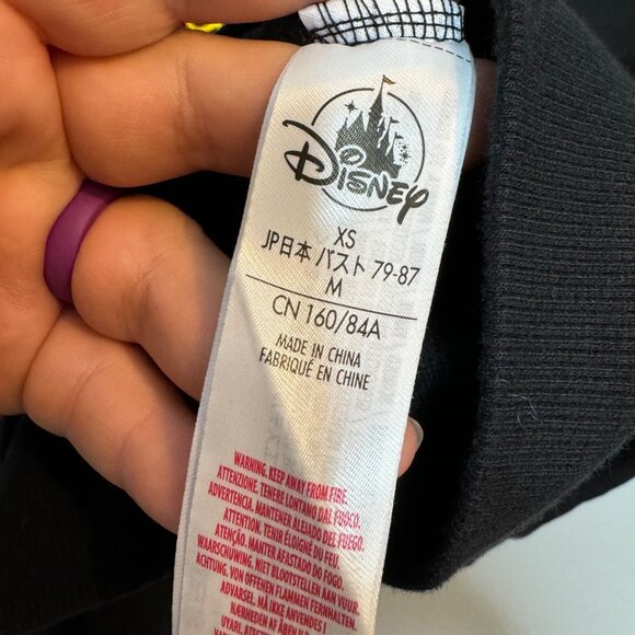 MICKEY & CO black Disney friends graphic sweatshirt size XS - Picture 3 of 7